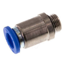 Racor rápido de 8mm x G1/8'' con rosca macho latón/PA 66 NBR hexágono interior [5 piezas]