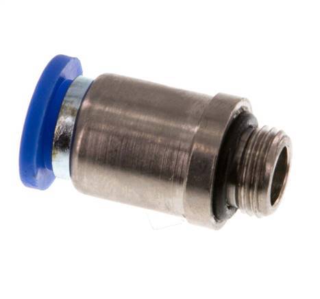 Racor rápido de 8mm x G1/8'' con rosca macho latón/PA 66 NBR hexágono interior [5 piezas]
