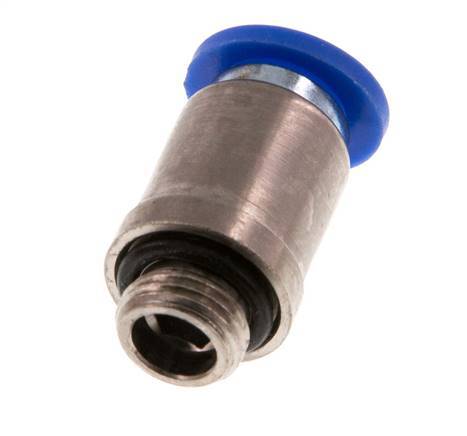 Racor rápido de 8mm x G1/8'' con rosca macho latón/PA 66 NBR hexágono interior [5 piezas]