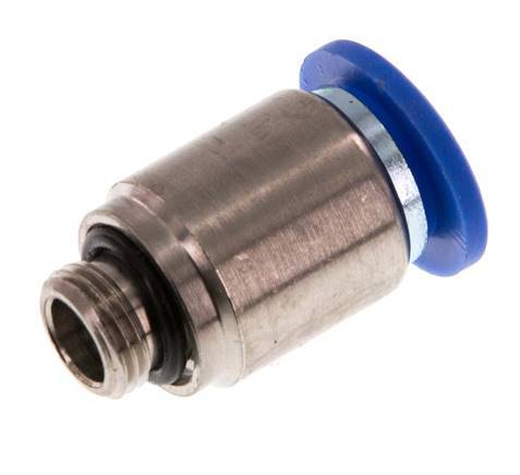 Racor rápido de 10mm x G1/8'' con rosca macho latón/PA 66 NBR hexágono interior [2 piezas]