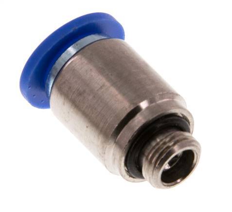 Racor rápido de 10mm x G1/8'' con rosca macho latón/PA 66 NBR hexágono interior [2 piezas]