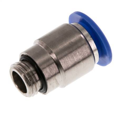 Racor rápido de 12mm x G1/4'' con rosca macho latón/PA 66 NBR hexágono interior [2 piezas]