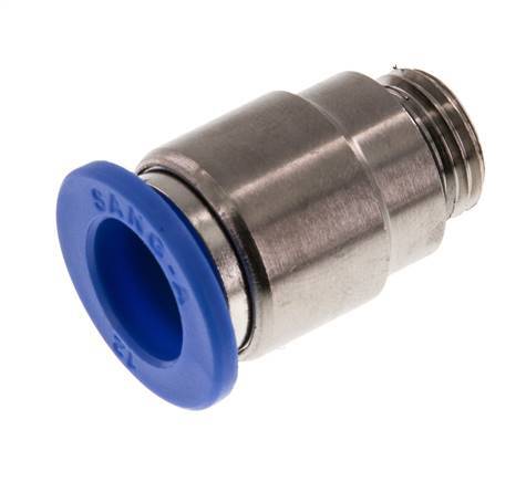 Racor rápido de 12mm x G1/4'' con rosca macho latón/PA 66 NBR hexágono interior [2 piezas]