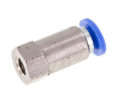 Racor rápido 3mm x M 5 con rosca hembra Latón/PA 66 NBR [2 piezas]