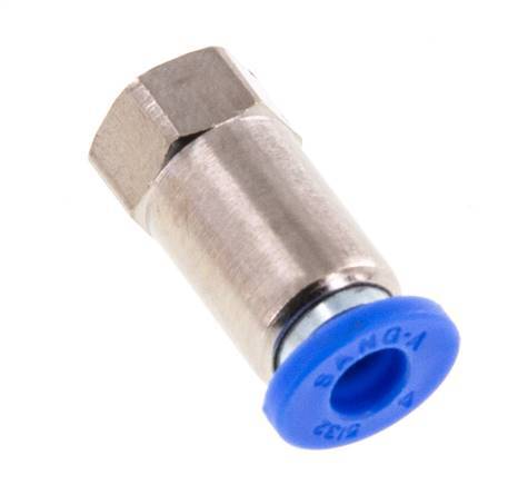 4mm x M 5 Push-in Fitting with Female Threads Brass/PA 66 NBR [2 Pieces]