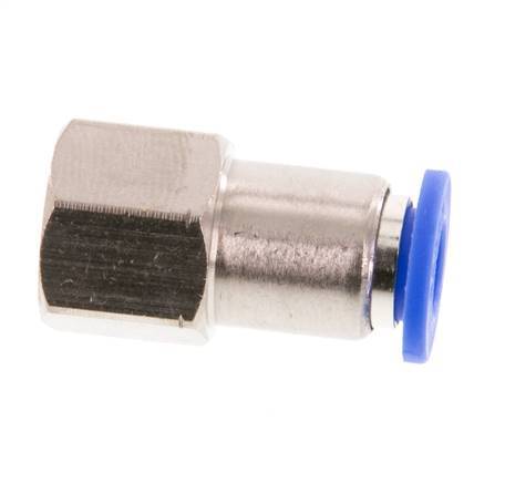 Racor de 6mm x G1/8'' con rosca hembra Latón/PA 66 NBR [2 Piezas]