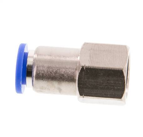 Racor de 6mm x G1/8'' con rosca hembra Latón/PA 66 NBR [2 Piezas]