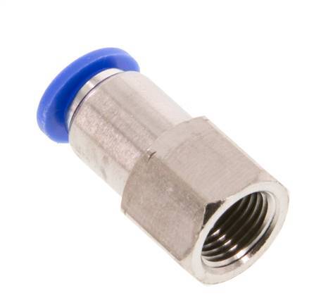 Racor de 6mm x G1/8'' con rosca hembra Latón/PA 66 NBR [2 Piezas]