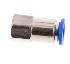 10mm x G1/4'' Push-in Fitting with Female Threads Brass/PA 66 NBR [2 Pieces]