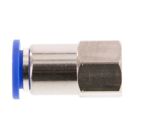 10mm x G1/4'' Push-in Fitting with Female Threads Brass/PA 66 NBR [2 Pieces]