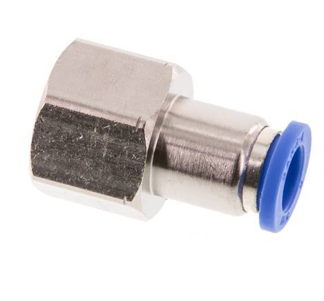 8mm x G3/8'' Push-in Fitting with Female Threads Brass/PA 66 NBR [2 Pieces]