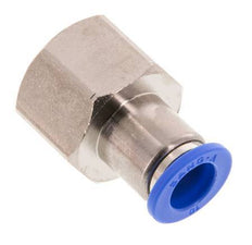 10mm x G1/2'' Push-in Fitting with Female Threads Brass/PA 66 NBR