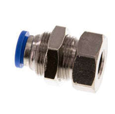 Racor rápido de 8mm x G1/8'' con rosca hembra Latón/PA 66 NBR Bulkhead [2 Piezas]
