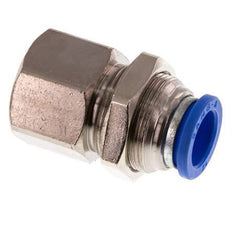 Racor rápido de 12 mm x G1/2'' con rosca hembra Pasamuros de latón/PA 66 NBR