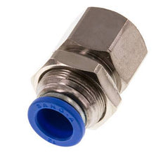 Racor rápido de 12 mm x G1/2'' con rosca hembra Pasamuros de latón/PA 66 NBR