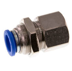 Racor rápido de 12 mm x G1/2'' con rosca hembra Pasamuros de latón/PA 66 NBR