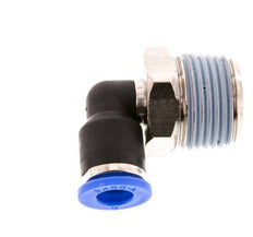 Racor de 6mm x R3/8'' 90deg con rosca macho latón/PA 66 NBR manguito corto giratorio [2 piezas]