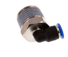 Racor de 6mm x R1/2'' 90deg con rosca macho Latón/PA 66 NBR Manguito corto giratorio [2 piezas]