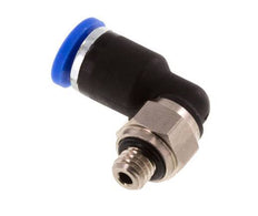 3mm x M 5 90deg Elbow Push-in Fitting with Male Threads Brass/PA 66 NBR Short Sleeve Rotatable [5 Pieces]