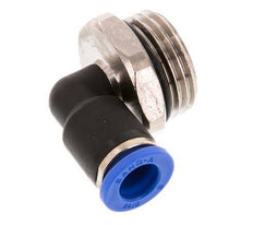 Racor de 8mm x G1/2'' 90deg con rosca macho Latón/PA 66 NBR Manguito corto giratorio [2 piezas]