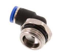 Racor de 8mm x G1/2'' 90deg con rosca macho Latón/PA 66 NBR Manguito corto giratorio [2 piezas]