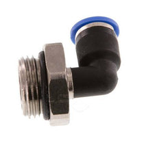 6mm x G3/8'' 90deg Elbow Push-in Fitting with Male Threads Brass/PA 66 NBR Rotatable [2 Pieces]