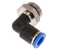 8mm x G3/8'' 90deg Elbow Push-in Fitting with Male Threads Brass/PA 66 NBR Rotatable [2 Pieces]