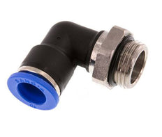 10mm x G3/8'' 90deg Elbow Push-in Fitting with Male Threads Brass/PA 66 NBR Rotatable [2 Pieces]
