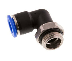 10mm x G3/8'' 90deg Elbow Push-in Fitting with Male Threads Brass/PA 66 NBR Rotatable [2 Pieces]