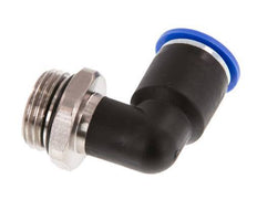 12mm x G1/2'' 90deg Elbow Push-in Fitting with Male Threads Brass/PA 66 NBR Rotatable [2 Pieces]