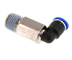 Racor de 6mm x R1/4'' 90deg con rosca macho Latón/PA 66 NBR Manguito largo giratorio [2 piezas]