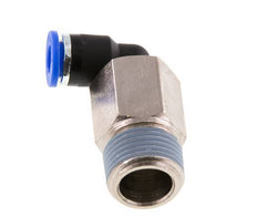 Racor de 6mm x R3/8'' 90deg con rosca macho latón/PA 66 NBR manga larga giratorio [2 piezas]