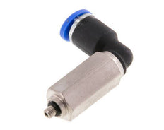 3mm x M 3 90deg Elbow Push-in Fitting with Male Threads Brass/PA 66 NBR Long Sleeve Rotatable [2 Pieces]
