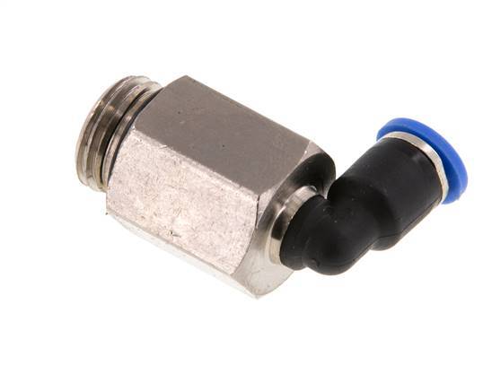 Racor de 4mm x G1/4'' 90deg con rosca macho latón/PA 66 NBR manga larga giratorio [2 piezas]