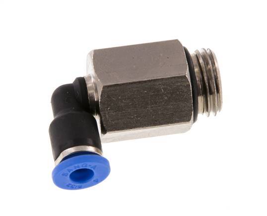 Racor de 4mm x G1/4'' 90deg con rosca macho latón/PA 66 NBR manga larga giratorio [2 piezas]