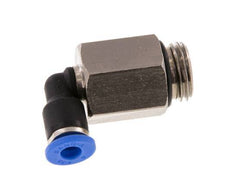 Racor de 4mm x G1/4'' 90deg con rosca macho latón/PA 66 NBR manga larga giratorio [2 piezas]