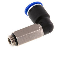 12mm x G1/4'' 90deg Elbow Push-in Fitting with Male Threads Brass/PA 66 NBR Long Sleeve Rotatable