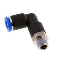 Racor de 8mm x R1/8'' 90deg con rosca macho latón/PA 66 NBR cuerpo largo giratorio [2 piezas]