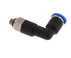 4mm x M 5 90deg Racor rápido roscado con rosca macho Latón/PA 66 NBR Cuerpo largo Orientable [2 piezas]