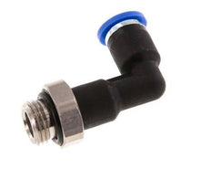 Racor de 4mm x G1/8'' de 90 grados con rosca macho latón/PA 66 NBR cuerpo largo giratorio [5 piezas]