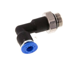 Racor de 4mm x G1/8'' de 90 grados con rosca macho latón/PA 66 NBR cuerpo largo giratorio [5 piezas]