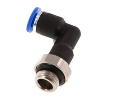 Racor de 4mm x G1/8'' de 90 grados con rosca macho latón/PA 66 NBR cuerpo largo giratorio [5 piezas]