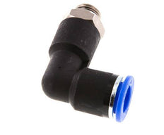 Codo de 90 grados 12mm x G1/4'' con rosca macho latón/PA 66 NBR cuerpo largo giratorio [2 piezas]