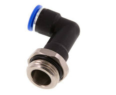 10mm x G1/2'' 90deg Elbow Push-in Fitting with Male Threads Brass/PA 66 NBR Long Body Rotatable [2 Pieces]