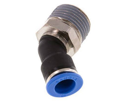 10mm x R1/2'' 45deg Elbow Push-in Fitting with Male Threads Brass/PA 66 NBR [2 Pieces]