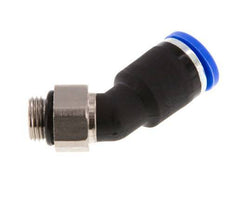 8mm x G1/8'' 45deg Elbow Push-in Fitting with Male Threads Brass/PA 66 NBR [2 Pieces]