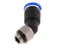 8mm x G1/8'' 45deg Elbow Push-in Fitting with Male Threads Brass/PA 66 NBR [2 Pieces]