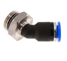 6mm x G1/4'' 45deg Elbow Push-in Fitting with Male Threads Brass/PA 66 NBR [2 Pieces]