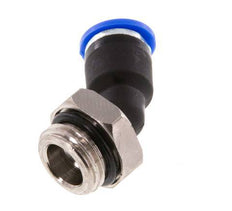 6mm x G1/4'' 45deg Elbow Push-in Fitting with Male Threads Brass/PA 66 NBR [2 Pieces]