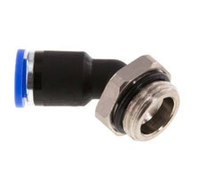 8mm x G3/8'' 45deg Elbow Push-in Fitting with Male Threads Brass/PA 66 NBR [2 Pieces]
